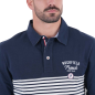 Polo marinière à manches longues Ruckfield French Rugby Club bleu marine