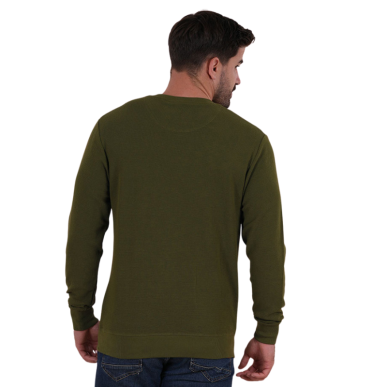 Pull Léger Col Rond Ruckfield Kaki | Rugby Approved Perpignan