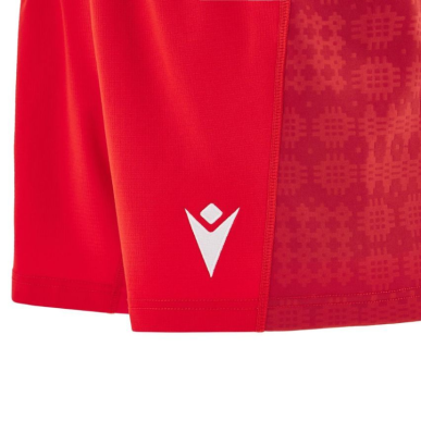 Short domicile rugby Pays de Galles rouge officiel | Rugby Approved Perpignan