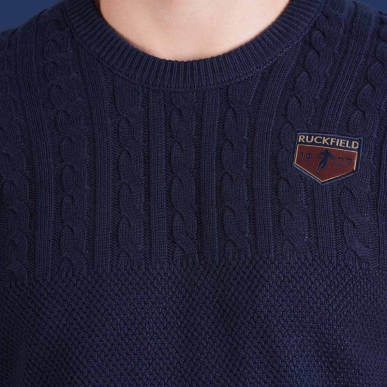 Pull Ruckfield Selected Rugby bleu marine | Rugby Approved Perpignan