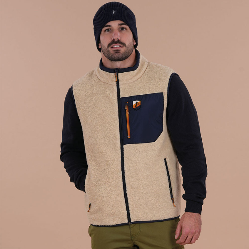 Polaire sans manche Ruckfield Autumn Rugby Tour beige
