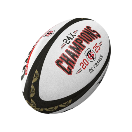 Ballon Stade Toulousain Champions 2025 taille 5 | Rugby Approved Perpignan
