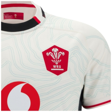Maillot extérieur Pays de Galles Blanc | Rugby Approved Perpignan