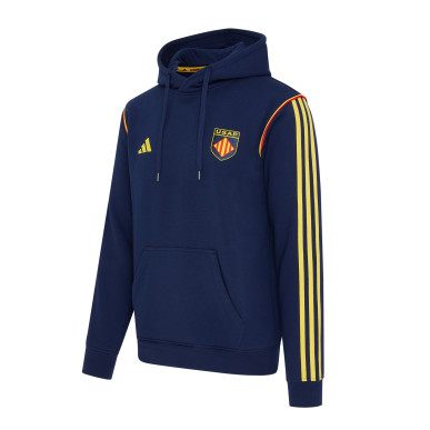 Sweat à Capuche Bleu Marine USAP 2025-2026 | Rugby Approved Perpignan