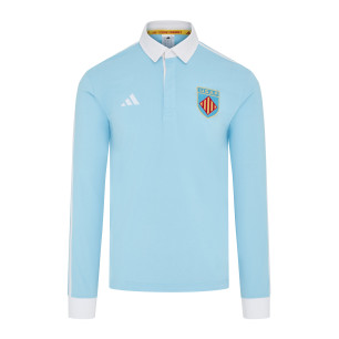 Polo Héritage Bleu Azur USAP 2025-2026 | Rugby Approved Perpignan