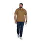 Polo Essentiel à manches courtes beige Polo Essentiel à manches courtes beige