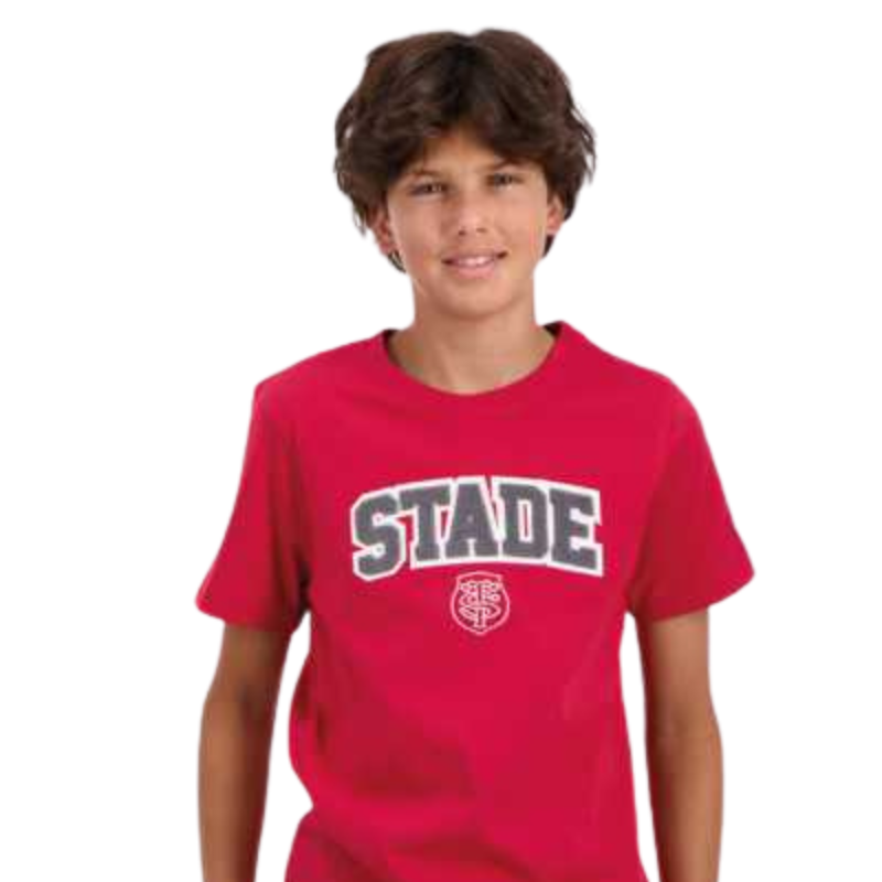 Tee shirt manches courtes enfant Stade toulousain ADI rouge
