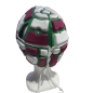 Casque Impact rose vert blanc