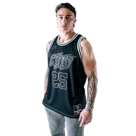 Maillot de basket-ball Kiwis 2025 pour homme - Noir