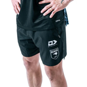 Short de sport Kiwis 2025 pour homme - Noir