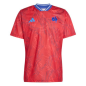 Maillot d'Echauffement Rouge XV de France Adidas 2025/2026
