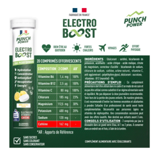 Electro Boost Citron – Boisson Énergétique