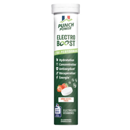 Electro Boost Fraise – Hydratation Sport | Rugby Approved Perpignan