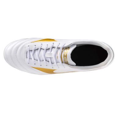 Mizuno Morelia II Club Blanc et Doré | Rugby Approved Perpignan