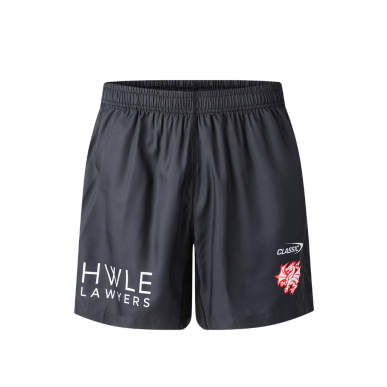 Short Dragons Saint-Georges Noir 2025/2026 homme | Rugby Approved Perpignan