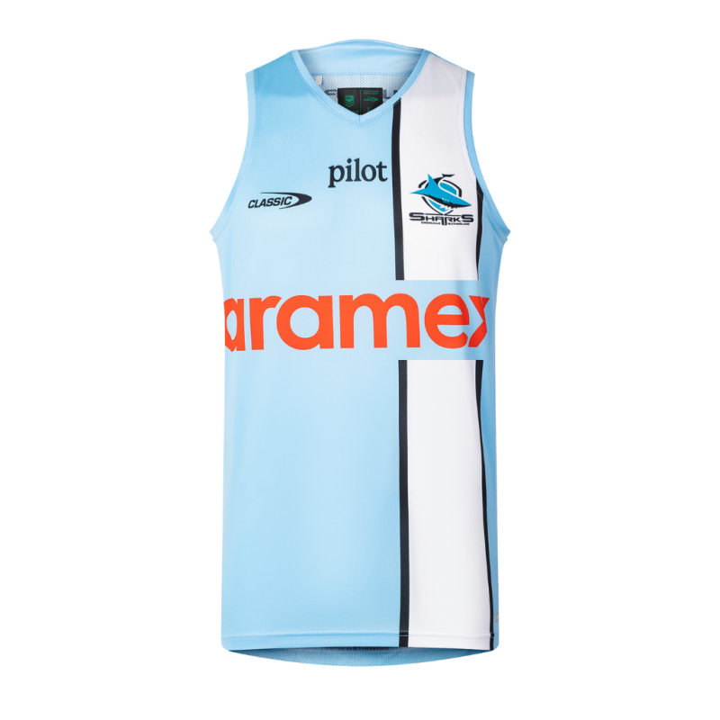 Débardeur Sharks Bleu et Blanc 2025/2026