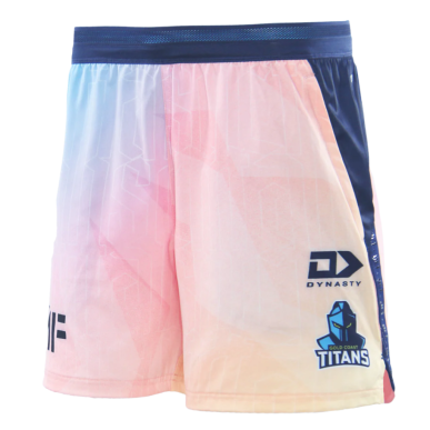 Short entraînement Gold Coast Titans pastel 2025/2026 | Rugby Approved Perpignan