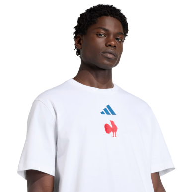 T-Shirt France Rugby blanc 2025/2026 | Rugby Approved Perpignan