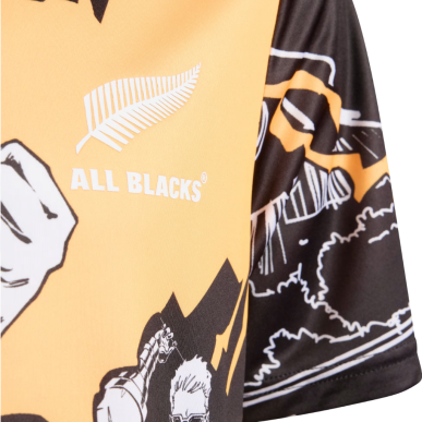 T-Shirt entraînement capitaine All Blacks enfant 2025/2026 | Rugby Approved