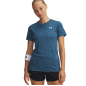 T-Shirt Bleu Clair Under Armour Femme