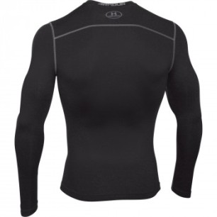 T-shirt à Manches Longues de Compression Under Armour Noir